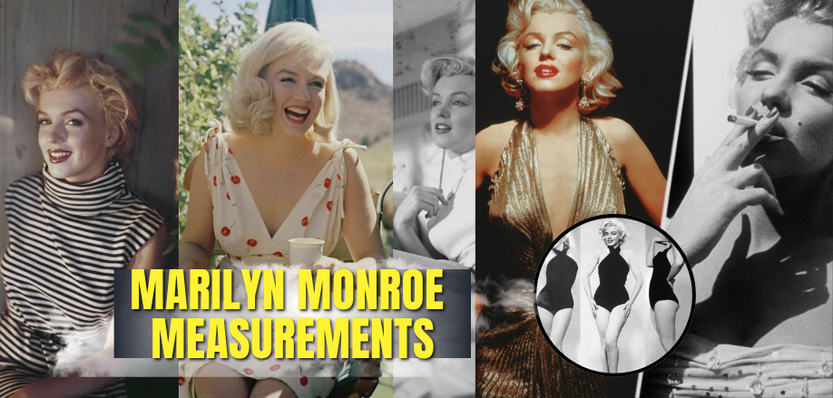 Marilyn Monroe Measurements – Height, Weight, Bust, Waist, Hips & Exact Sizes!! Marilyn Monroe Measurements