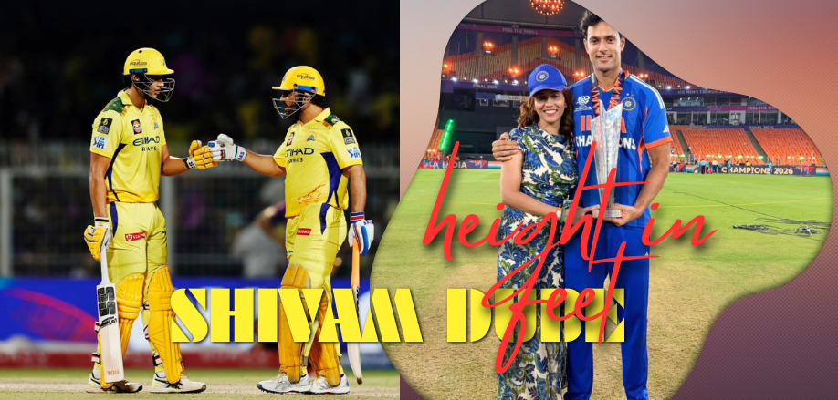 Shivam Dube Height in Feet 2026 – Impressive 6’4” Breakdown & Powerful Stats Revealed!! shivam dube height in feet
