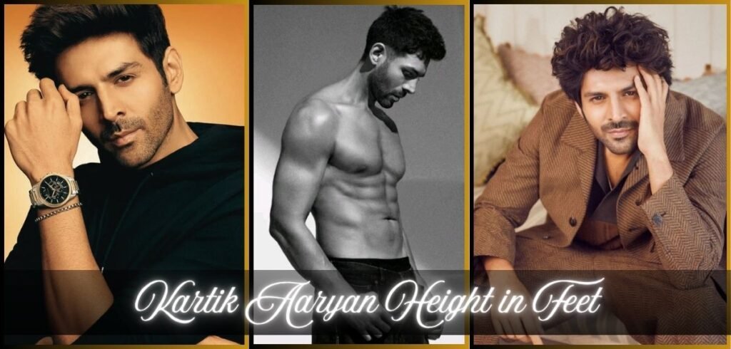 kartik aaryan height in feet